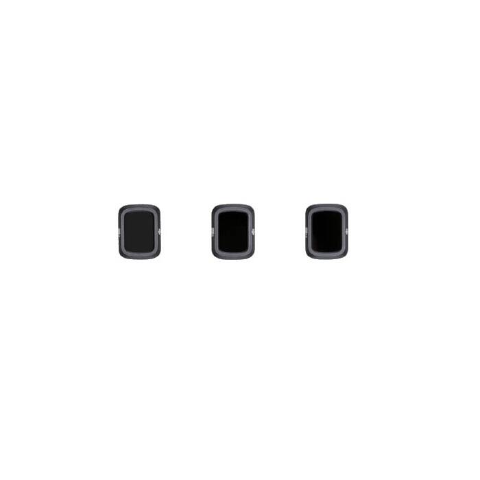 Ensemble de 3 filtres ND4 ND8 ND32 Dji pour drone Mavic Air 2 Gris