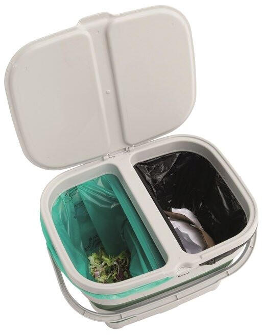 Outwell Corbeille de recyclage pliable Shadow vert 4/5