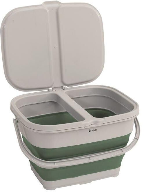 Outwell Corbeille de recyclage pliable Shadow vert 2/5
