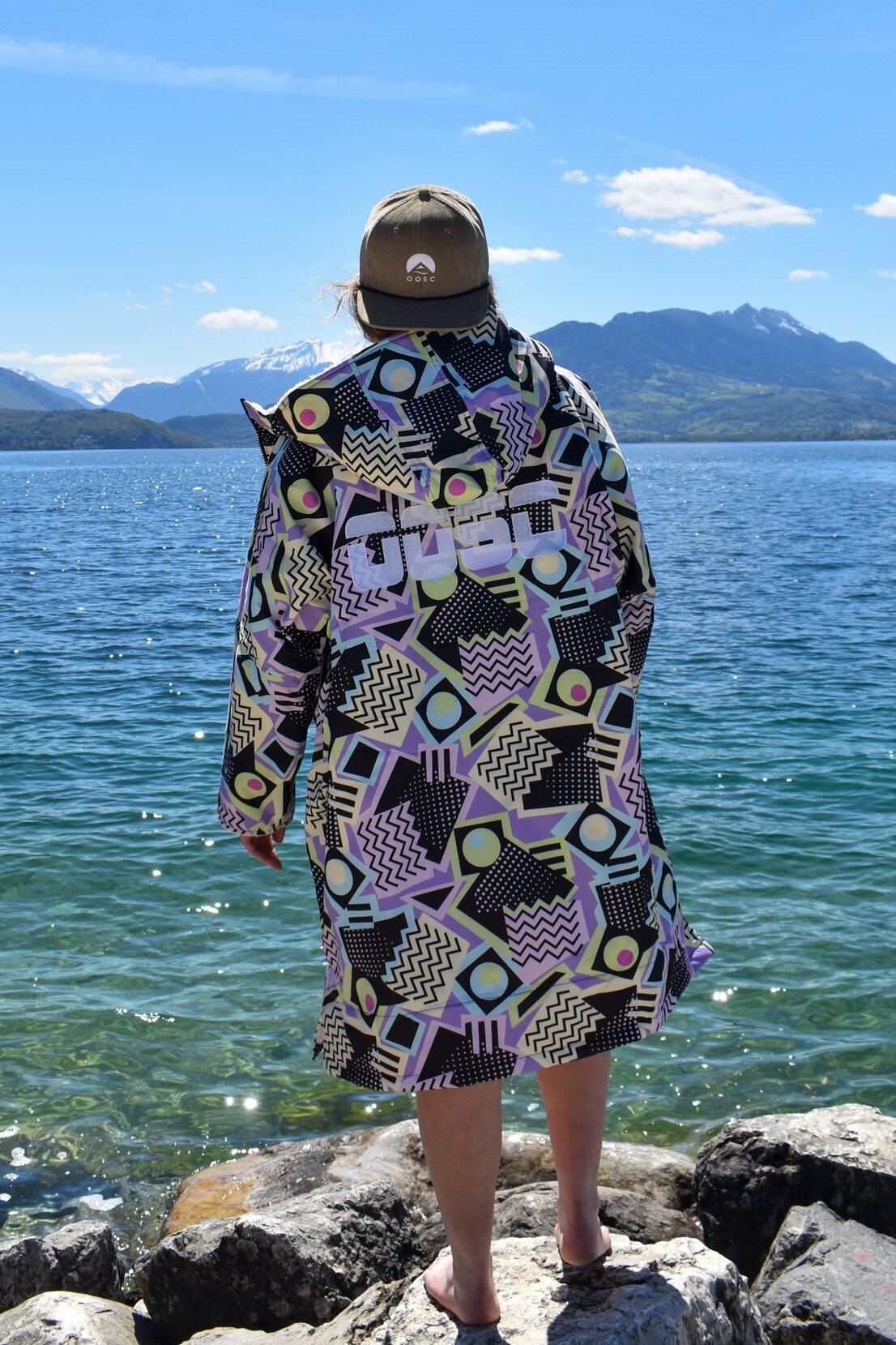 Saved By The Bell with Cream Sherpa Changing Robe 2/5