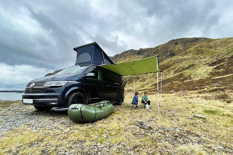 outdoorowy DD Hammocks Campervan Tarp - Olive Green 3/6