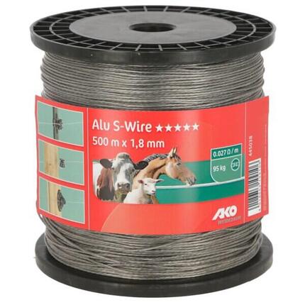 Câble pour clôture électrique Kerbl 2x0.50mm 1000m