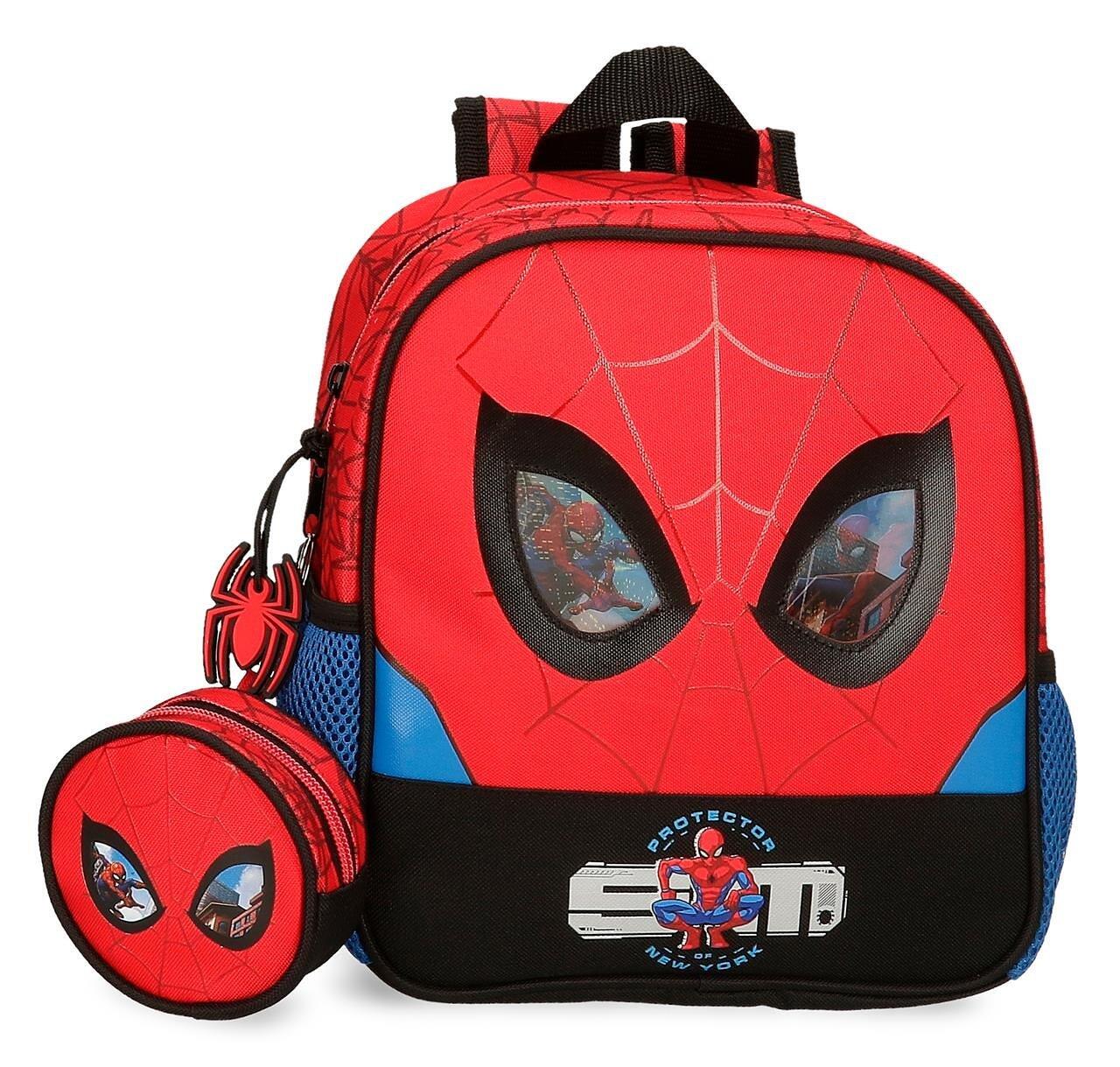 Sac à dos scolaire enfant Marvel Spiderman Protector 25cm Rouge