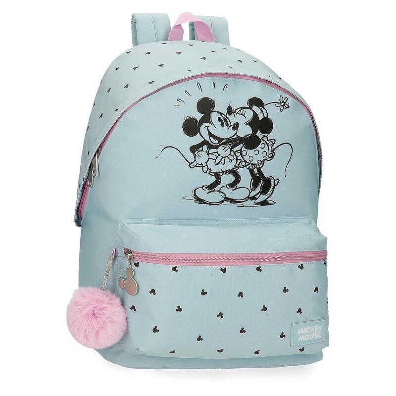 Mochila escolar Niña Disney Kisses M&M  44 cm Azul