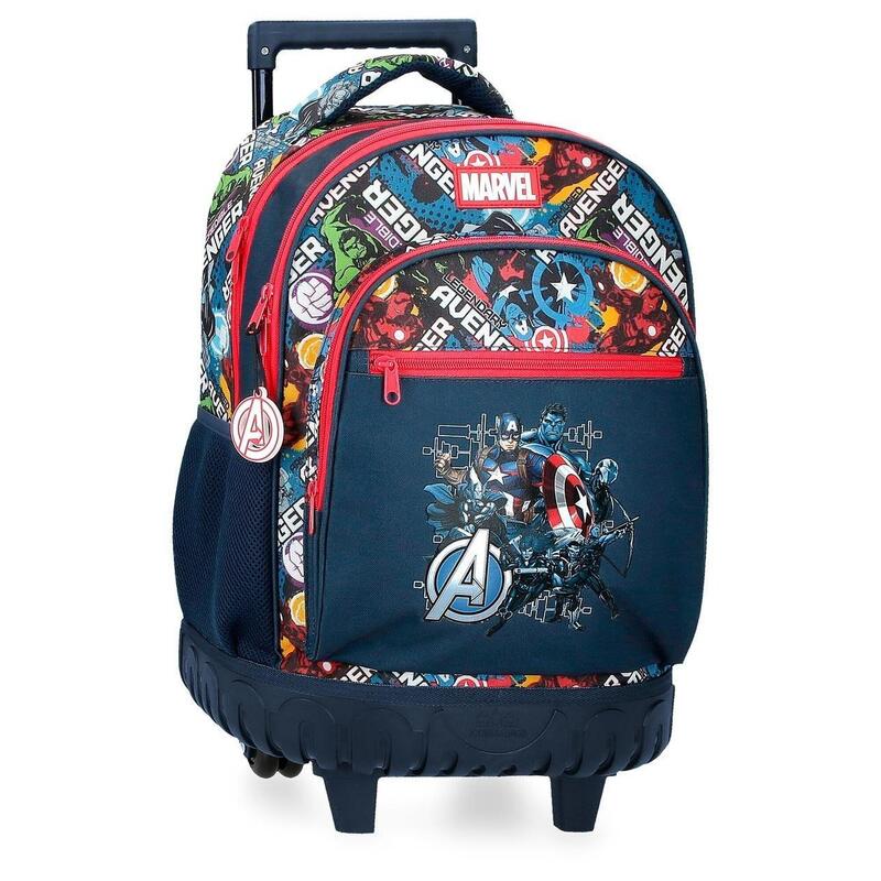 Mochila con ruedas Niño Marvel Legendary  43 cm Azul