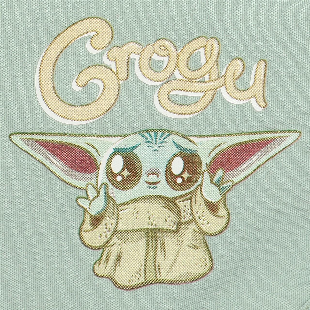 Porta-moedas Menina Star Wars Grogu 10cm Verde 5/5