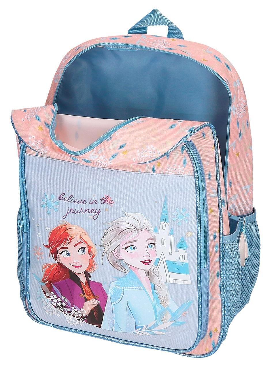 Mochila escolar Niña Disney Frozen Believe in the journey  40 cm Azul 4/5