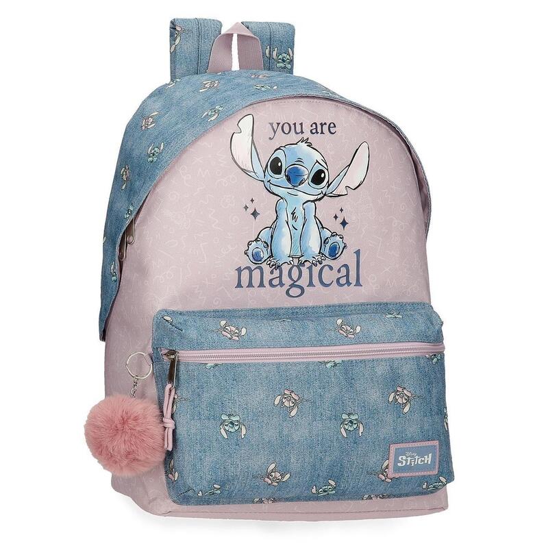 Mochila escolar Niña Disney Stitch You are magical  44 cm Azul