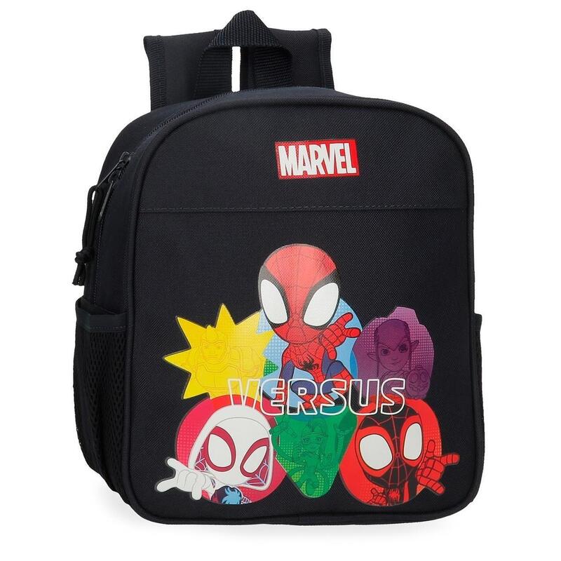 Mochila escolar Niño Marvel Versus spidey  25 cm Negro