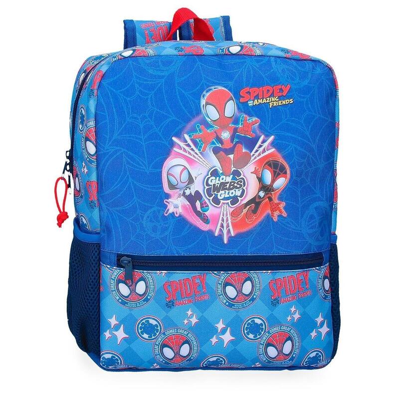 Mochila escolar Niño Marvel Spidey Power of 3  33 cm Azul