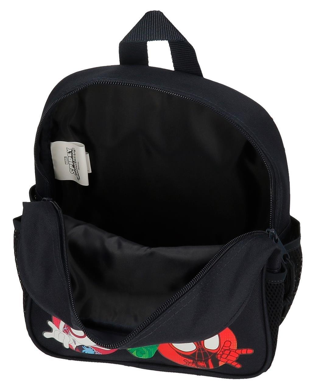 Mochila escolar Niño Marvel Versus spidey  25 cm Negro 3/4