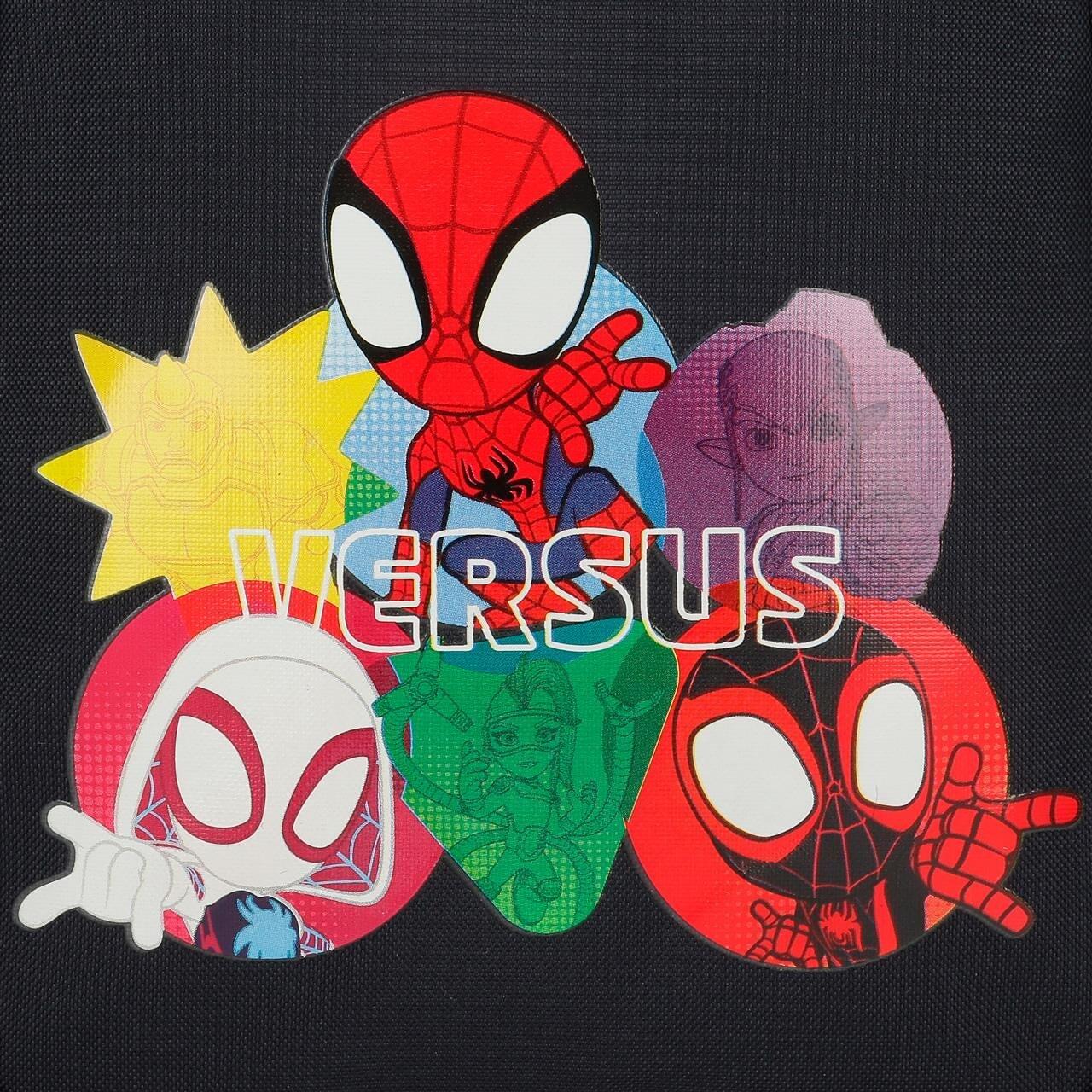 Estuche tres compartimentos Niño Marvel Versus spidey  12 cm Negro 5/5