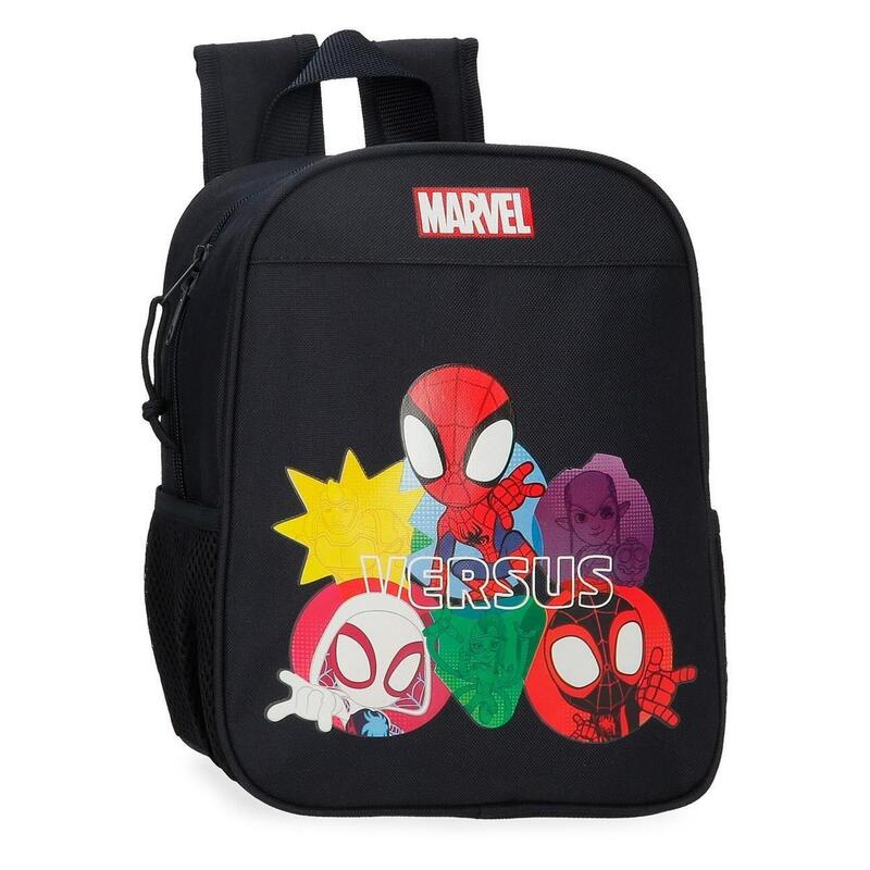 Mochila escolar Niño Marvel Versus Spidey  28 cm Negro