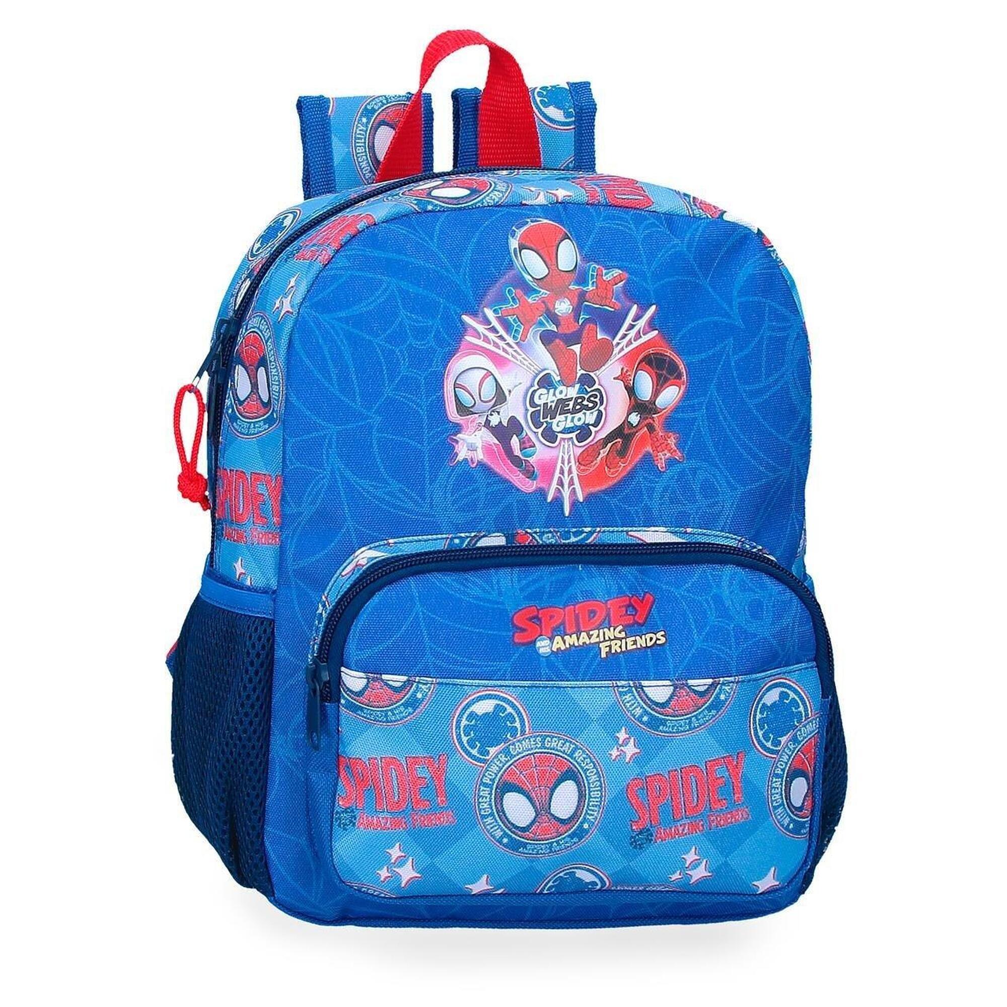 Marvel - Sac À Dos Scolaire Enfant Marvel Spidey Power Of 3 28cm Bleu - Sac À Dos - Bleu - Decathlon