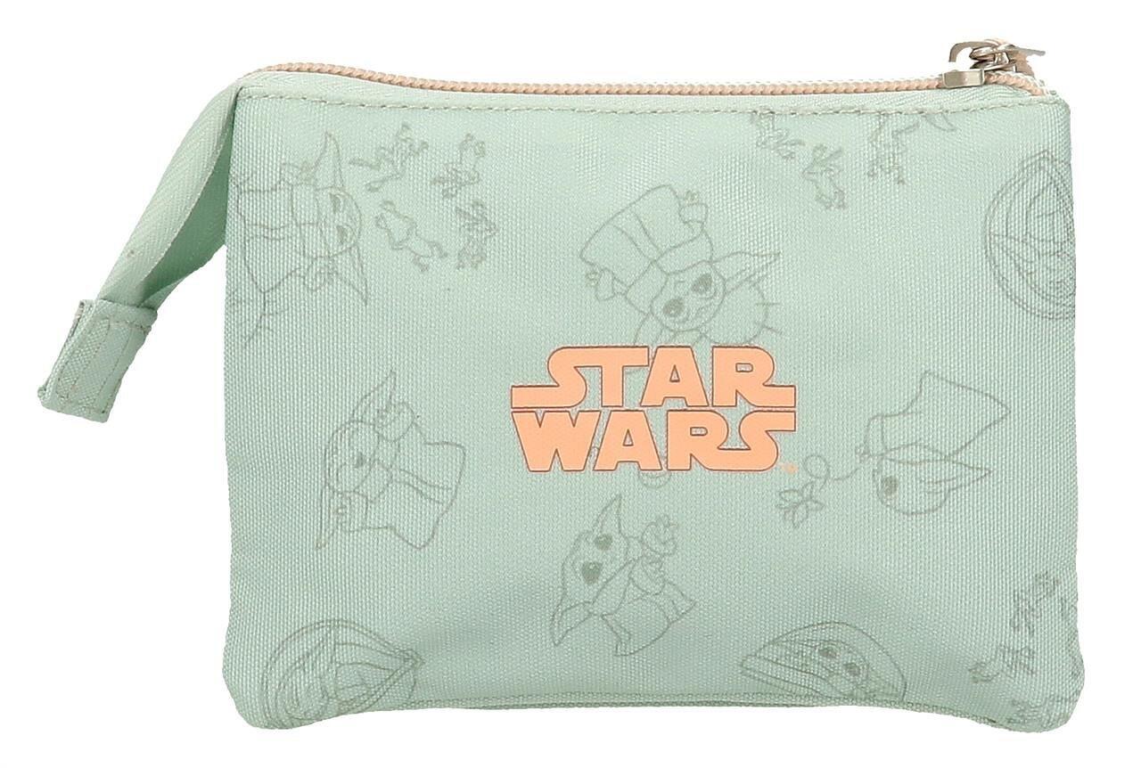 Porta-moedas Menina Star Wars Grogu 10cm Verde 2/5