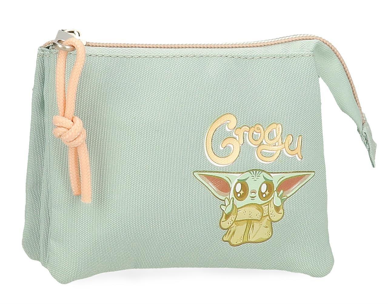 Porta-moedas Menina Star Wars Grogu 10cm Verde 1/5