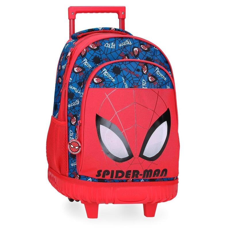 Mochila con ruedas Niño Marvel Spiderman Authentic  45 cm Rojo