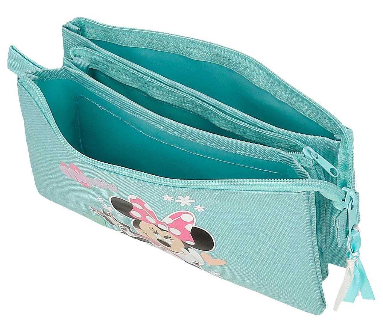 Estuche tres compartimentos Niña Disney Minnie & Figaro  12 cm Azul 3/5