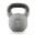 Kettlebell Vinyl - 18 kg - Grijs