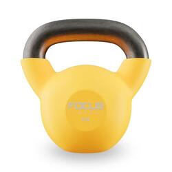 Kettlebell Vinyl - 8 kg - Geel