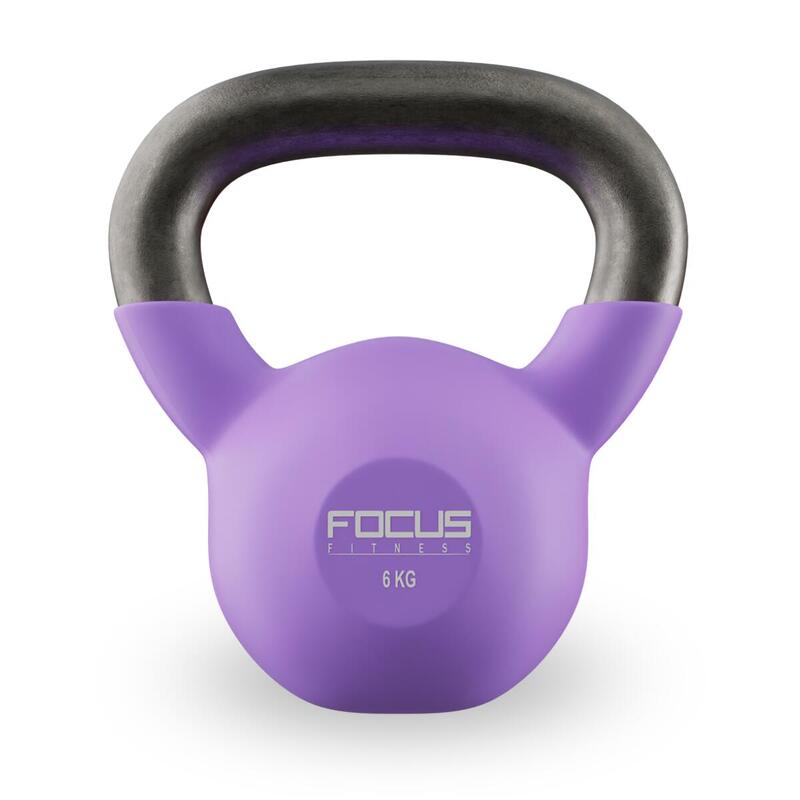 Kettlebell Vinyl - 6 kg - Violet