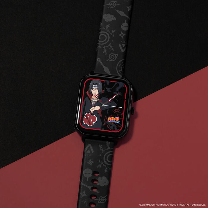 Abyx Fit Touch 3 Naruto Edition – Montre connectée exclusive modèle Itachi