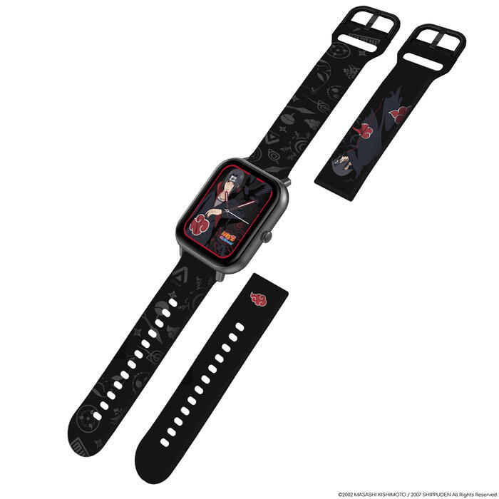 Abyx Fit Touch 3 Naruto Edition – Montre connectée exclusive modèle Itachi