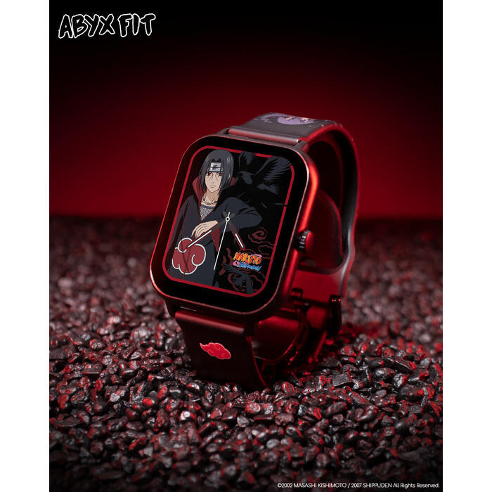 Abyx Fit Touch 3 Naruto Edition – Montre connectée exclusive modèle Itachi