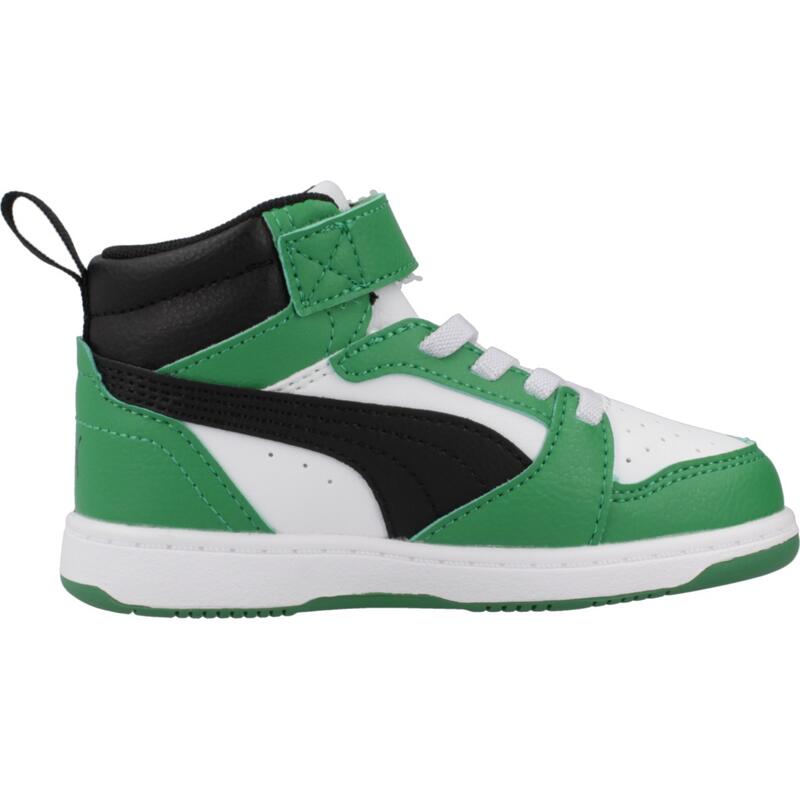 Zapatillas niño Puma Rebound V6 Mid Ac+ In Verde