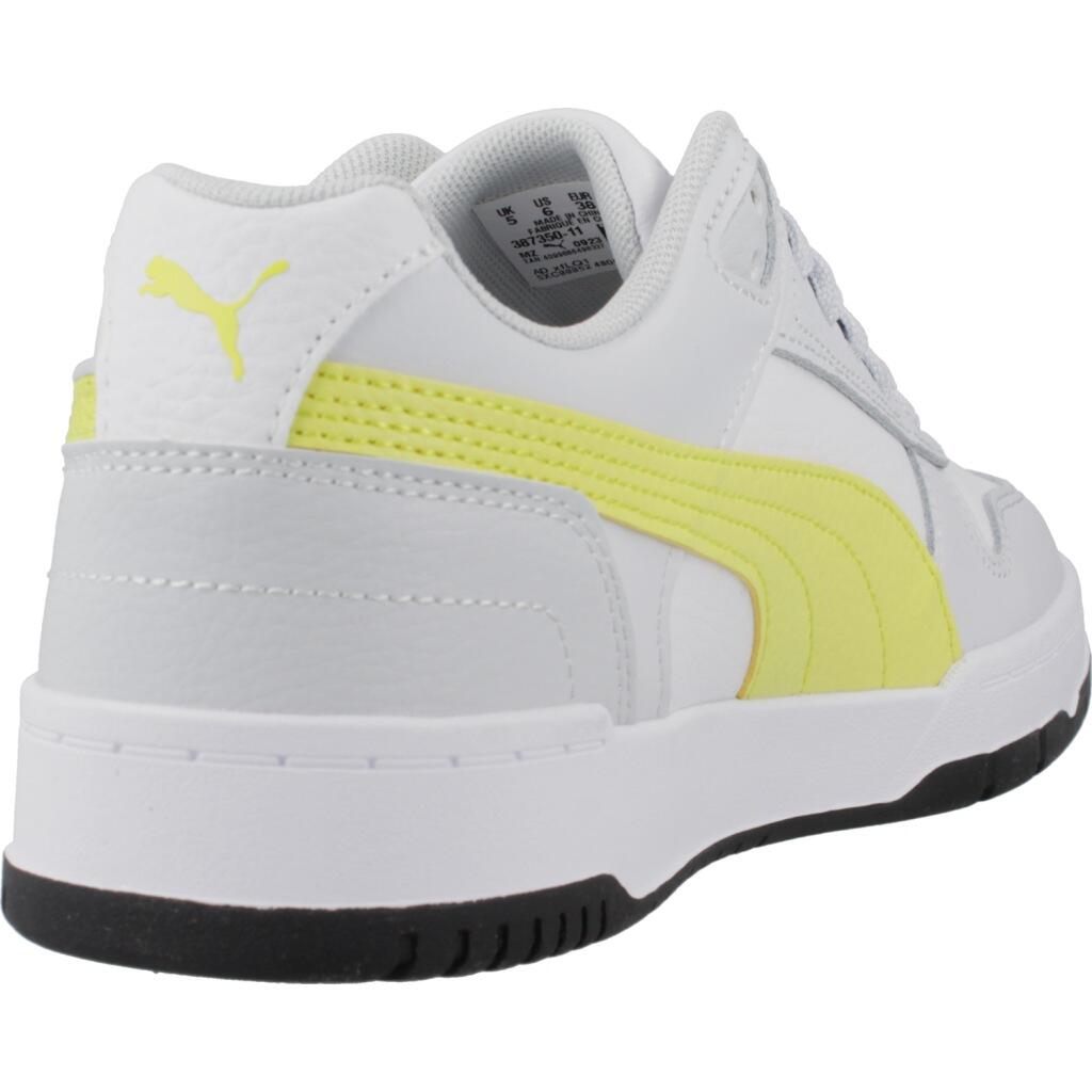 Puma RBD GAME LOW JR Kinder Sneaker Schuhe 387350 11 grau/gelb 3/7