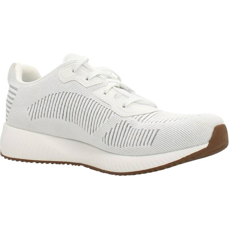 Zapatillas mujer Skechers Bobs Squad Glam League Blanco