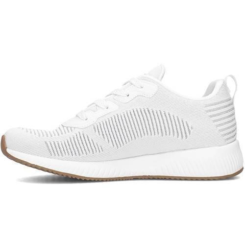 Zapatillas mujer Skechers Bobs Squad Glam League Blanco