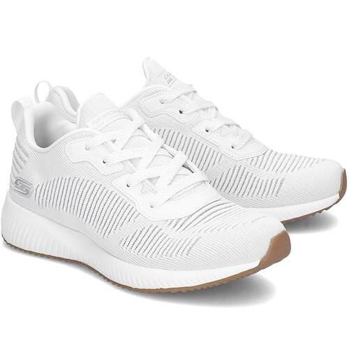 Zapatillas mujer Skechers Bobs Squad Glam League Blanco