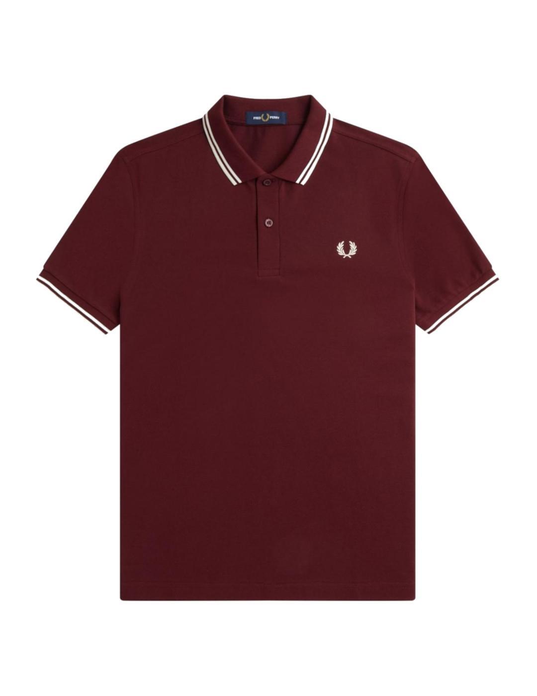 Maglietta da uomo Fred Perry granata 1/5