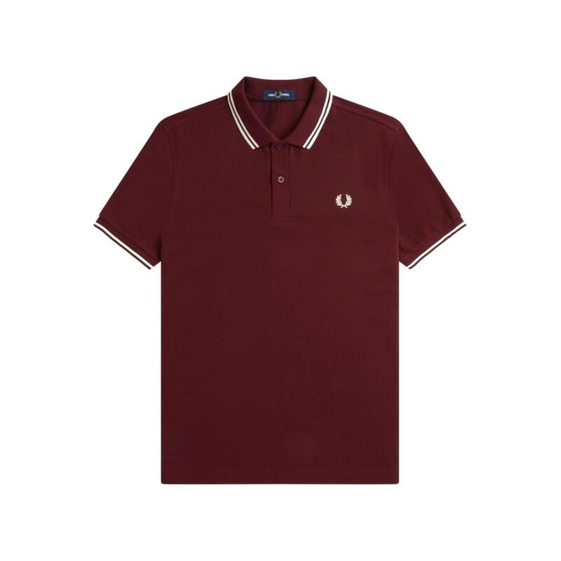 Polo de manga corta para Hombre Fred perry  Granate