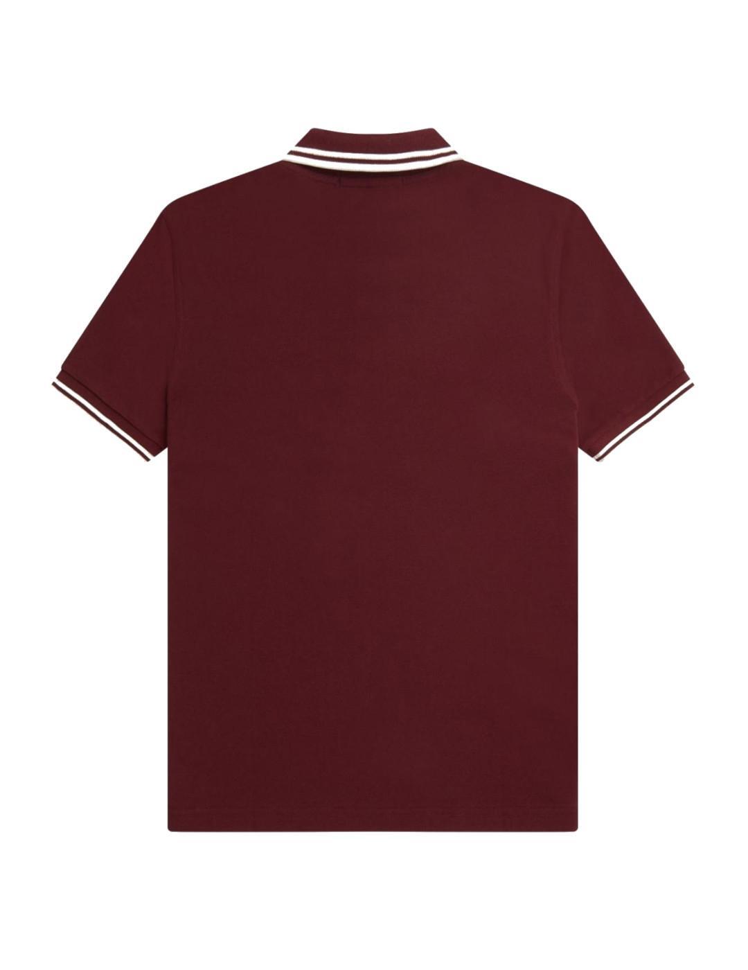 Maglietta da uomo Fred Perry granata 2/5