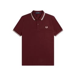 Polo de manga corta para Hombre Fred perry  Granate