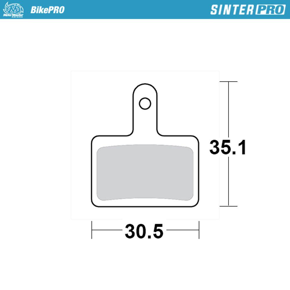 Pastillas de freno Bici Sinterpro Shimano tipo B 2/4