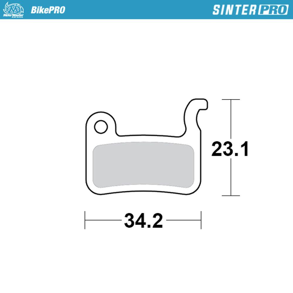 Pastillas de freno Bici Sinterpro Shimano tipo A 2/4