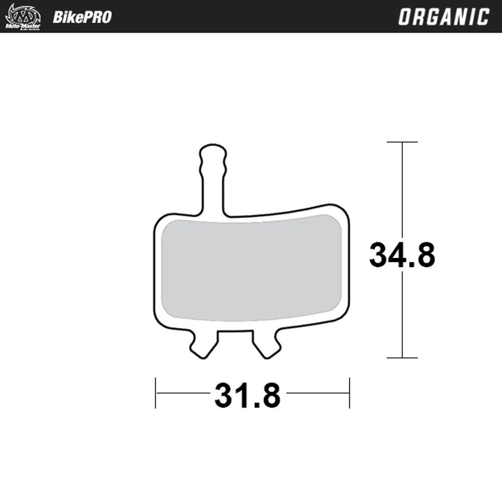Organic Fahrradbremsbeläge mit Harzmischung – Avid BB7 2/4