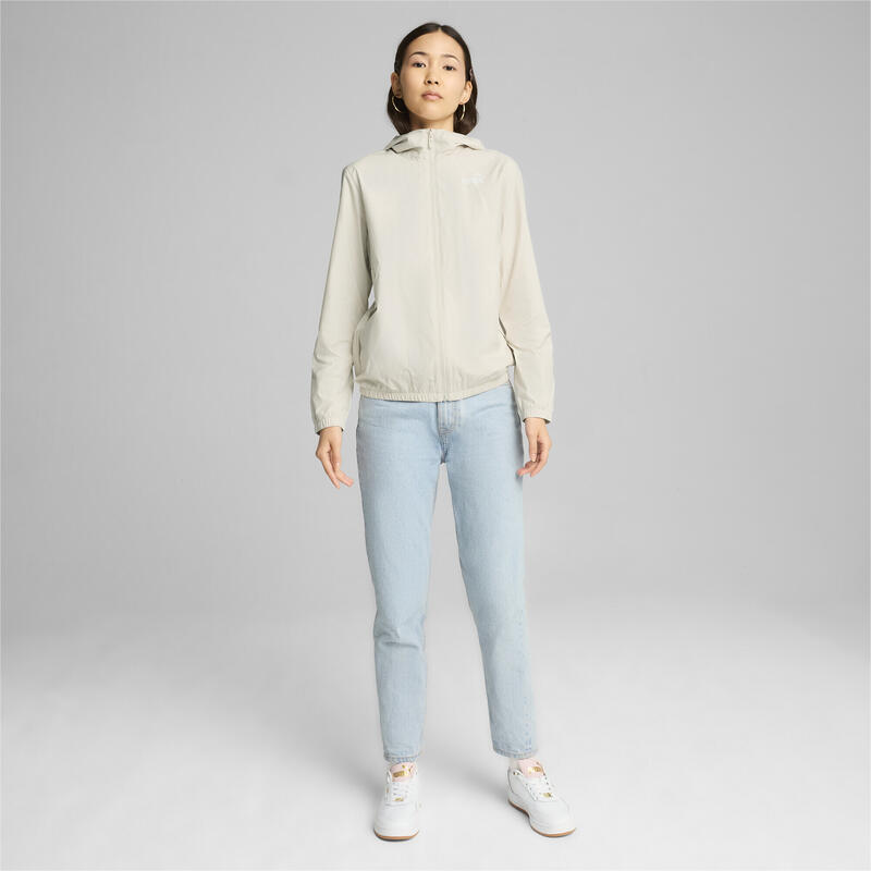 Damska wiatrówka Essentials Solid PUMA Alpine Snow White