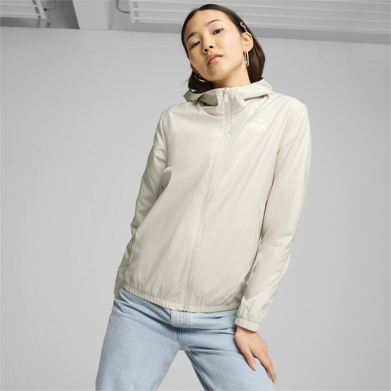 Damska wiatrówka Essentials Solid PUMA Alpine Snow White