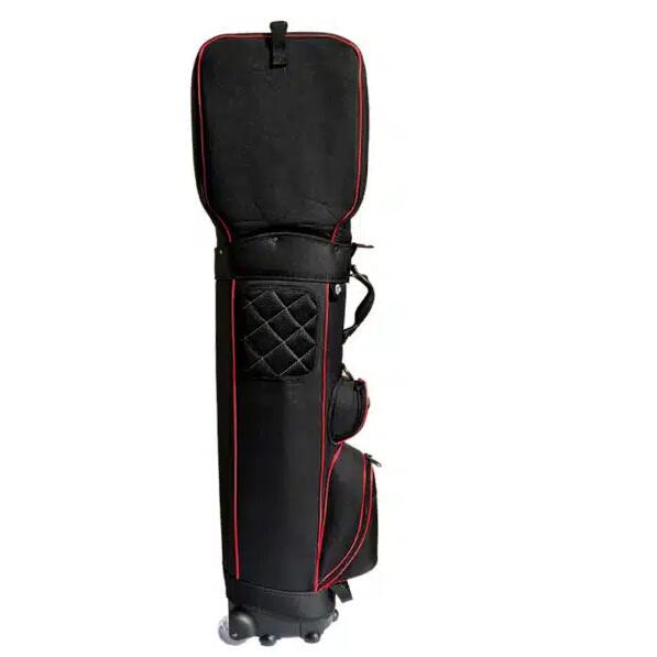 Onyx Roller Golf Travel Bag on Wheels  Black / Red