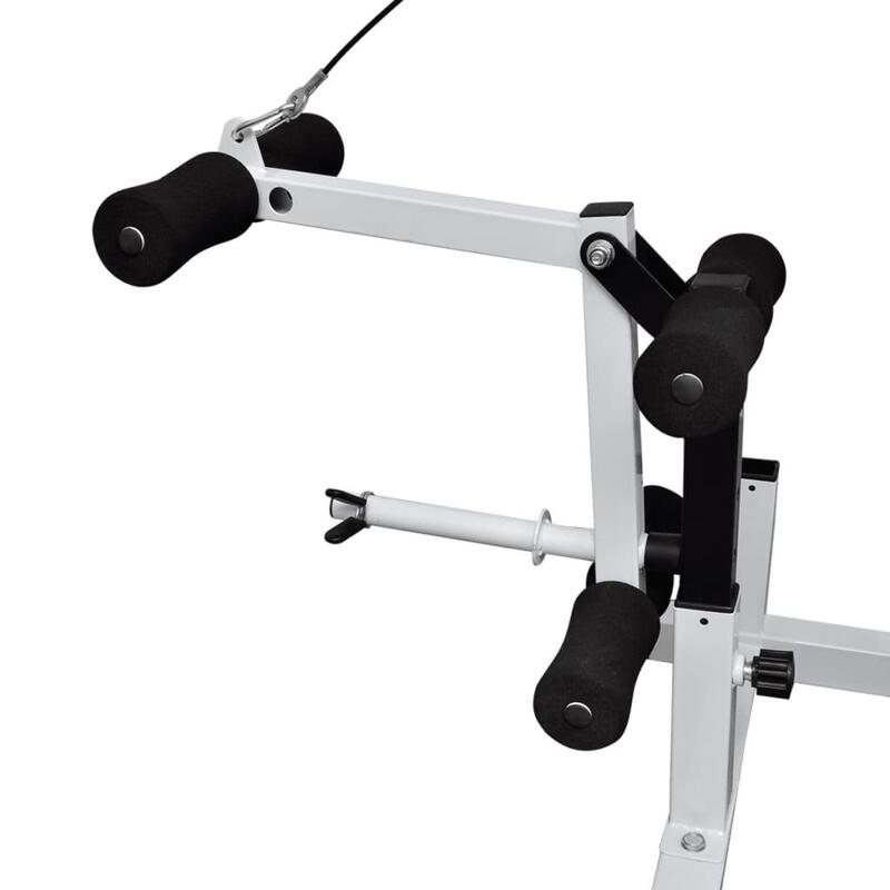 Multifunctionele fitness bench - verstelbaar - bench press / biceps curl / legs