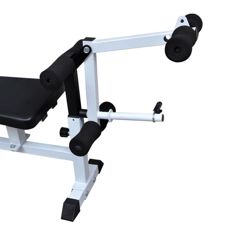 Multifunctionele fitness bench - verstelbaar - bench press / biceps curl / legs