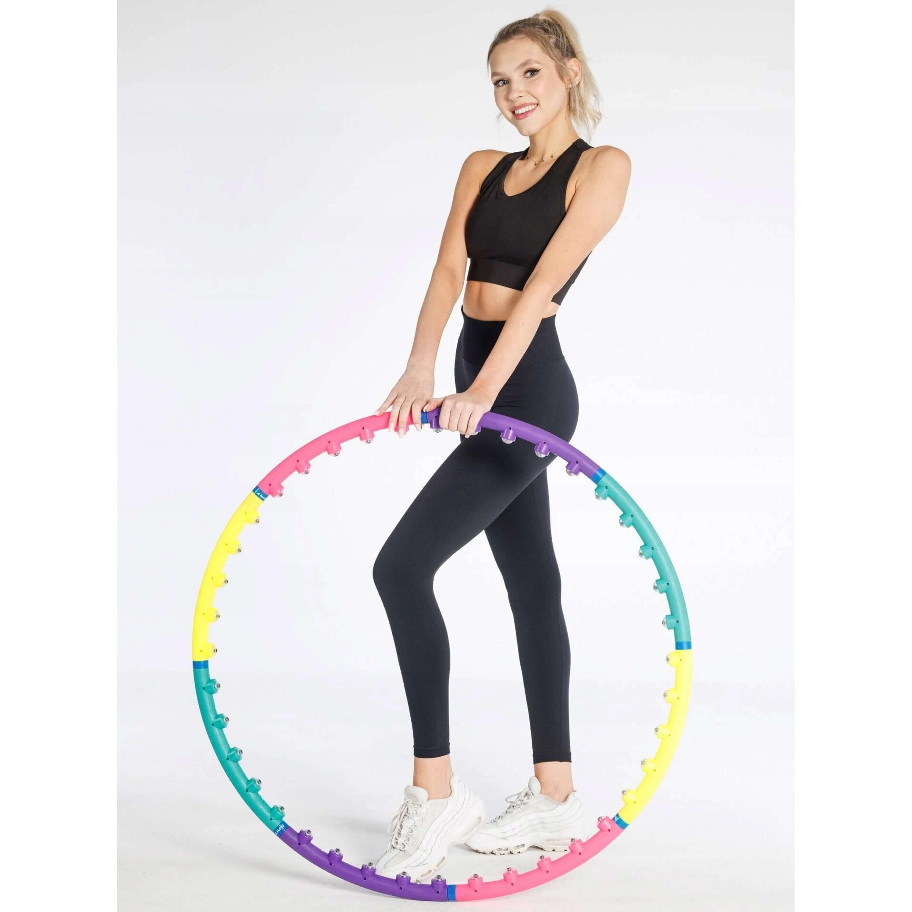 Hula Hop z wypustkami masującymi składane 8-elementowe Drfit 7/7