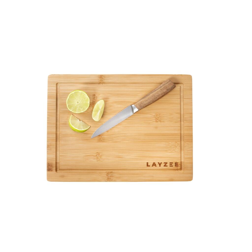 LAYZEE LAYZEE Schneidebrett aus Bambus