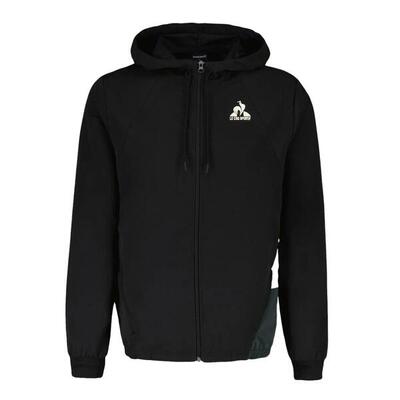 Veste survêtement le coq sportif ct fz hoody nâ°1 m noir - le coq sportif
