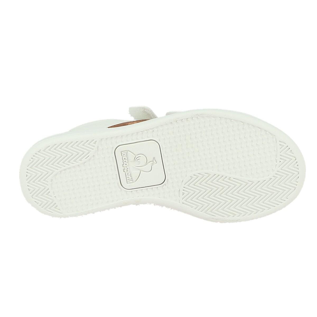 Baskets Le Coq Sportif COURTCLASSIC PS BLACK JEA Blanc 6/6