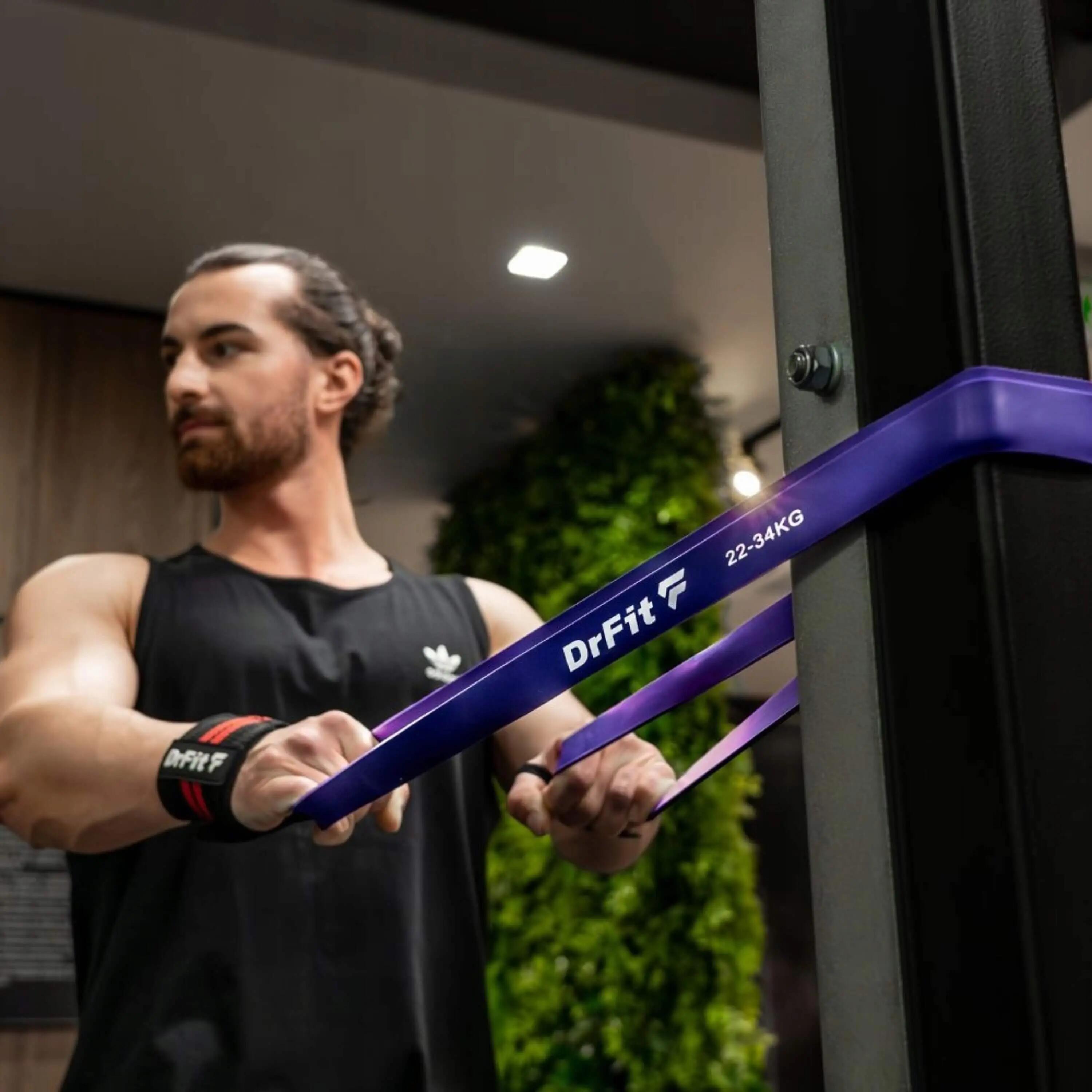 Taśma Oporowa Power Band do Ćwiczeń i Rehabilitacji DrFit 4/7